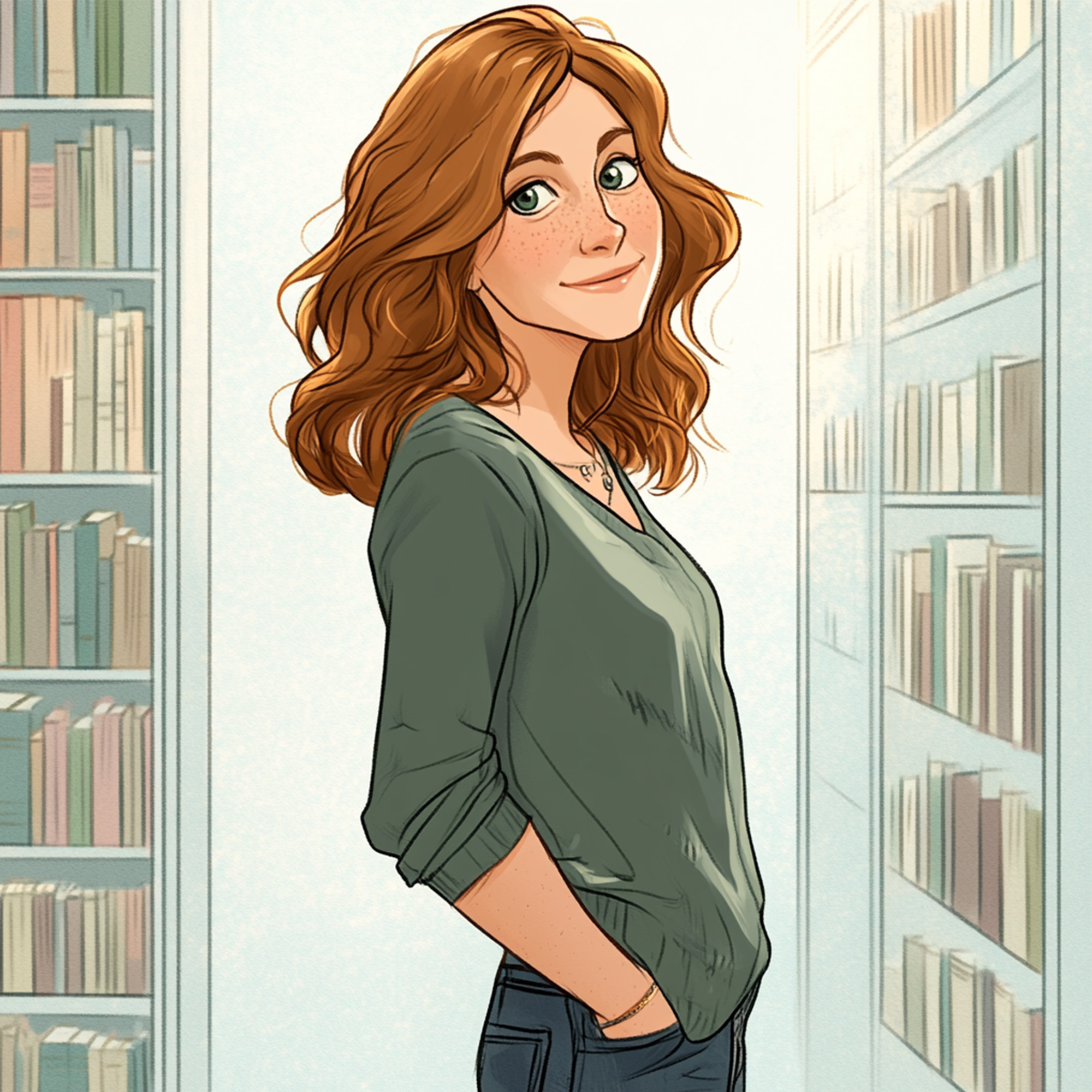 Emma Parker — character concept from the Brigton cozy mystery series by AA Briggs