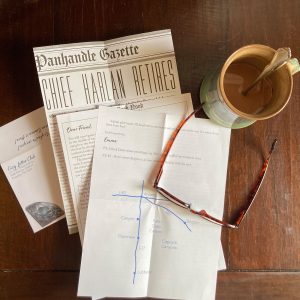 Enigmatic Evening first letter