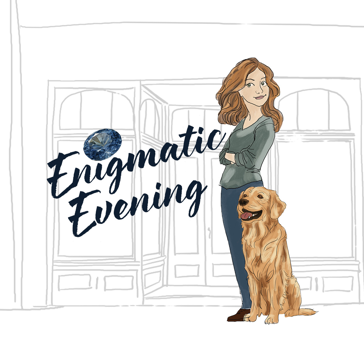 Enigmatic Evening — Brigton Letters cozy mystery product image