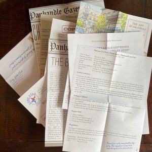 Enigmatic Evening ephemera examples